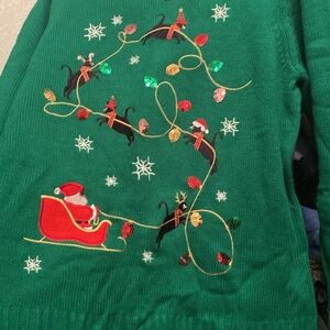 Brand new never used holiday sweater. Gorgeous for holiday season